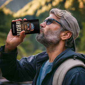 Bruh Bigfoot Merica 4 in 1 Can Cooler Tumbler American Flag Patriotic 4th Of July TS10 Print Your Wear