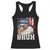 Bruh 'Merica Bald Eagle 4th of July Racerback Tank Top Patriotic USA Flag TS10 Black Print Your Wear