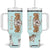 Bulldog Dog Mom Tumbler With Handle Funny Dog Lover Mothers Day Gifts TB10 One Size: 40 oz Blue Print Your Wear