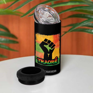 Burkina Faso Ibrahim Traoré 4 in 1 Can Cooler Tumbler TS10 Print Your Wear