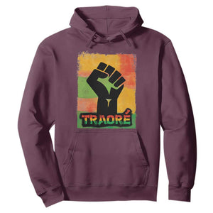 Burkina Faso Ibrahim Traoré Hoodie TS10 Maroon Print Your Wear
