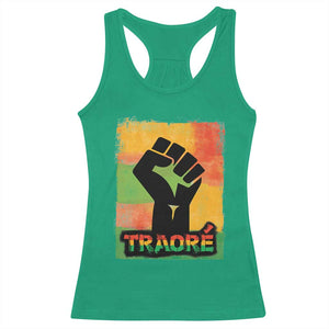 Burkina Faso Ibrahim Traoré Racerback Tank Top TS10 Irish Green Print Your Wear