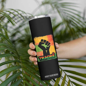 Burkina Faso Ibrahim Traoré Skinny Tumbler TS10 Print Your Wear