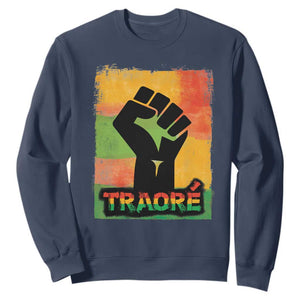 Burkina Faso Ibrahim Traoré Sweatshirt TS10 Navy Print Your Wear