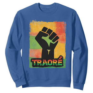 Burkina Faso Ibrahim Traoré Sweatshirt TS10 Royal Blue Print Your Wear