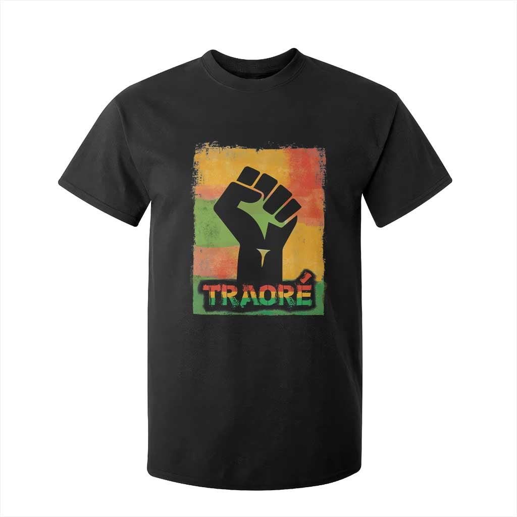 Burkina Faso Ibrahim Traoré T Shirt For Kid TS10 Black Print Your Wear