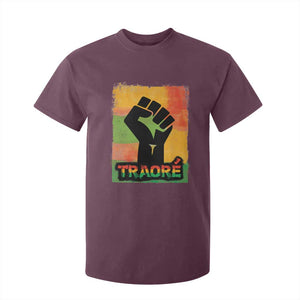 Burkina Faso Ibrahim Traoré T Shirt For Kid TS10 Maroon Print Your Wear