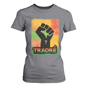 Burkina Faso Ibrahim Traoré T Shirt For Women TS10 Charcoal Print Your Wear