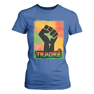 Burkina Faso Ibrahim Traoré T Shirt For Women TS10 Royal Blue Print Your Wear