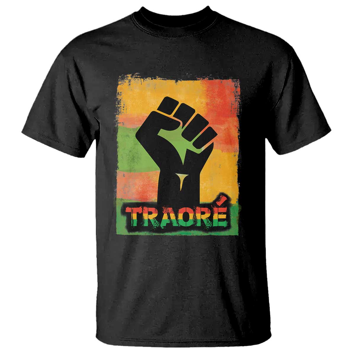 Burkina Faso Ibrahim Traoré T Shirt TS10 Black Print Your Wear