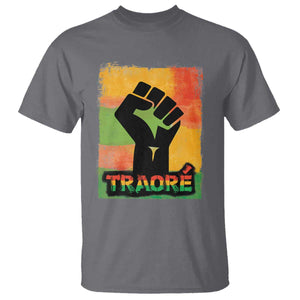 Burkina Faso Ibrahim Traoré T Shirt TS10 Charcoal Print Your Wear