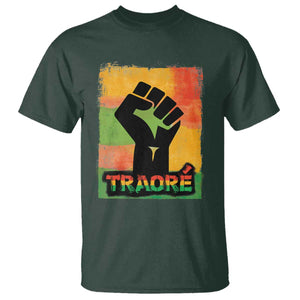 Burkina Faso Ibrahim Traoré T Shirt TS10 Dark Forest Green Print Your Wear