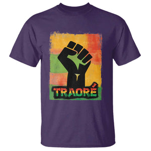 Burkina Faso Ibrahim Traoré T Shirt TS10 Purple Print Your Wear