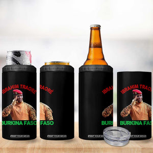 Burkina Faso Ibrahim Traoré Thomas Sankara 4 in 1 Can Cooler Tumbler TS10 Print Your Wear
