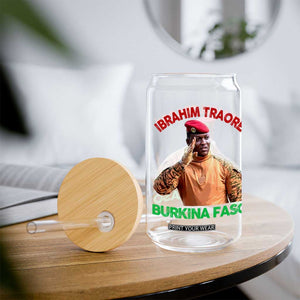 Burkina Faso Ibrahim Traoré Thomas Sankara Glass Can TS10 Print Your Wear