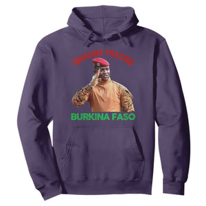Burkina Faso Ibrahim Traoré Thomas Sankara Hoodie TS10 Purple Print Your Wear
