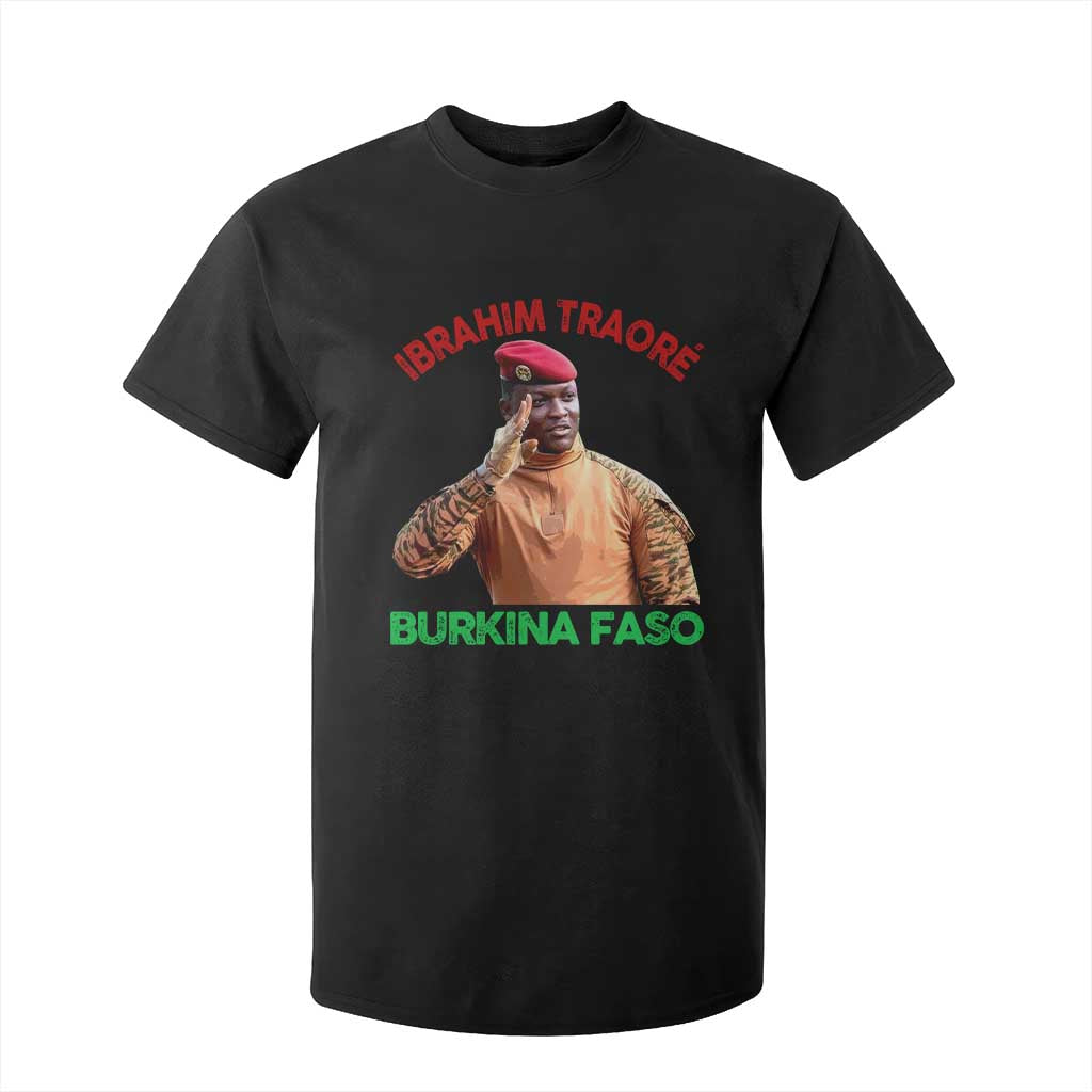 Burkina Faso Ibrahim Traoré Thomas Sankara T Shirt For Kid TS10 Black Print Your Wear
