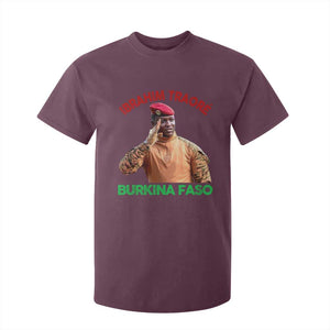Burkina Faso Ibrahim Traoré Thomas Sankara T Shirt For Kid TS10 Maroon Print Your Wear
