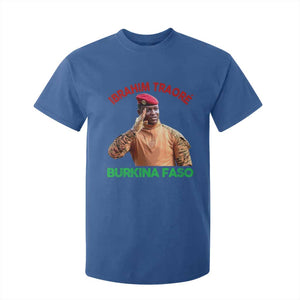 Burkina Faso Ibrahim Traoré Thomas Sankara T Shirt For Kid TS10 Royal Blue Print Your Wear