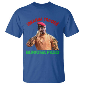 Burkina Faso Ibrahim Traoré Thomas Sankara T Shirt TS10 Royal Blue Print Your Wear