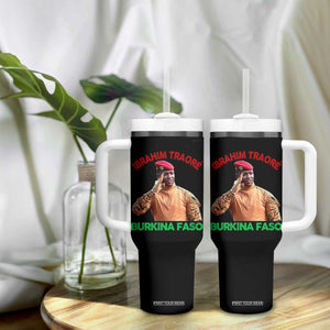 Burkina Faso Ibrahim Traoré Thomas Sankara Tumbler With Handle TS10 Print Your Wear