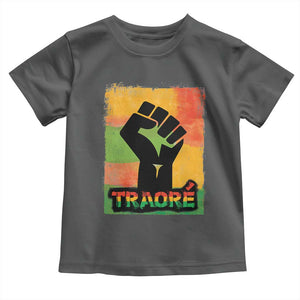 Burkina Faso Ibrahim Traoré Toddler T Shirt TS10 Dark Heather Print Your Wear
