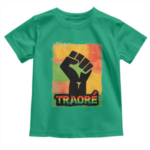 Burkina Faso Ibrahim Traoré Toddler T Shirt TS10 Irish Green Print Your Wear