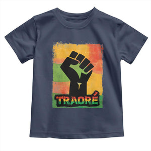 Burkina Faso Ibrahim Traoré Toddler T Shirt TS10 Navy Print Your Wear