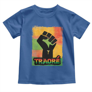 Burkina Faso Ibrahim Traoré Toddler T Shirt TS10 Royal Blue Print Your Wear