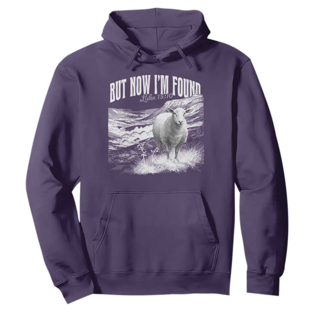 But Now I'm Found Hoodie Christian Faith Sheep TS11 Purple Print Your Wear