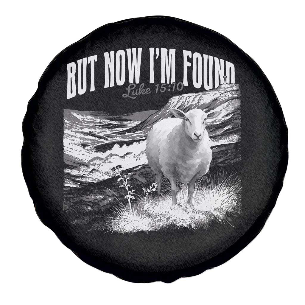 But Now I'm Found Spare Tire Cover Christian Faith Sheep TS11 Print Your Wear