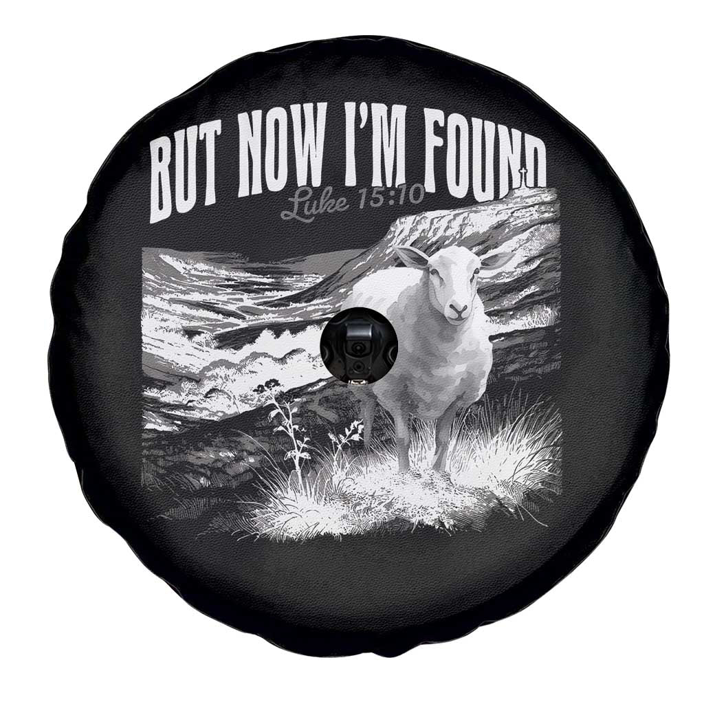 But Now I'm Found Spare Tire Cover Christian Faith Sheep TS11 Print Your Wear