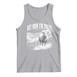 But Now I'm Found Tank Top Christian Faith Sheep TS11 Athletic Heather Print Your Wear