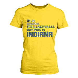But This Is Indiana T Shirt For Women In 49 States Its Basketball Hoosier Pride TS02 Daisy Print Your Wear