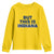 But This Is Indiana Youth Sweatshirt Hoosier Basketball Fans Bold Blue and Gold TS02 Daisy Print Your Wear