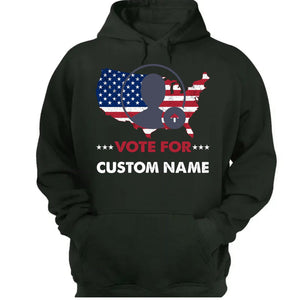 Personalized 2024 Election Shirt Custom Photo Vote For President Name America CTM02 Hoodie Custom - Printyourwear