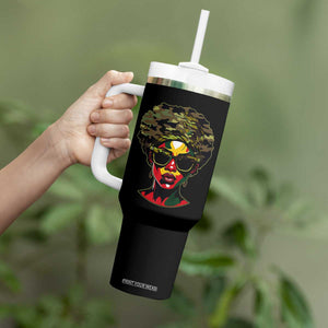 Camo African American Women Juneteenth Celebrating Black Freedom Day Tumbler With Handle TS11 Print Your Wear