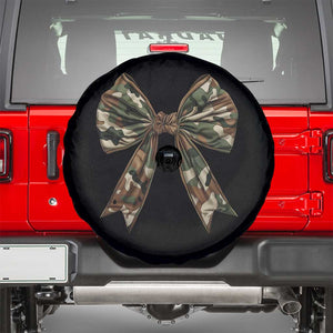 Camo Coquette Bow Spare Tire Cover Camouflage Old Hunting Women Girl TS10 Black Print Your Wear