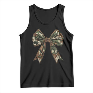 Camo Coquette Bow Tank Top Camouflage Old Hunting Women Girl TS10 Black Print Your Wear