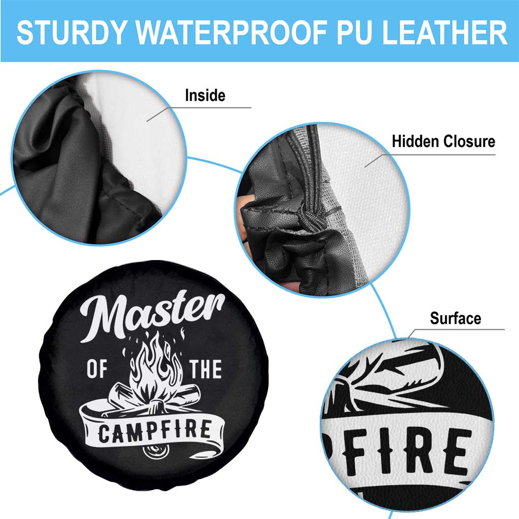 Camping Lover Spare Tire Cover Master Of The Campfire Camper Outdoor Activity TS11 Print Your Wear