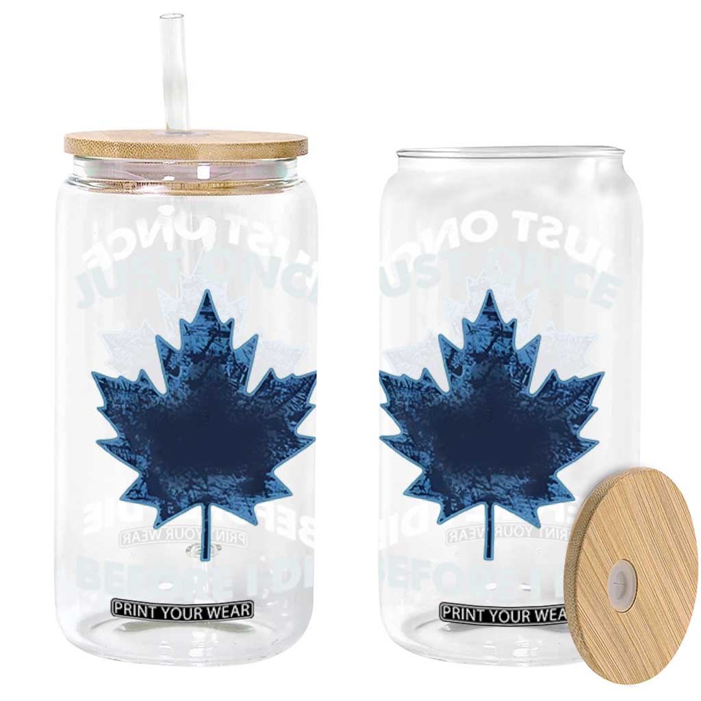 Canada Hockey Glass Can Toronto Just Once Before I Die Vintage Canadian Maple Leafs TS10 Black Print Your Wear