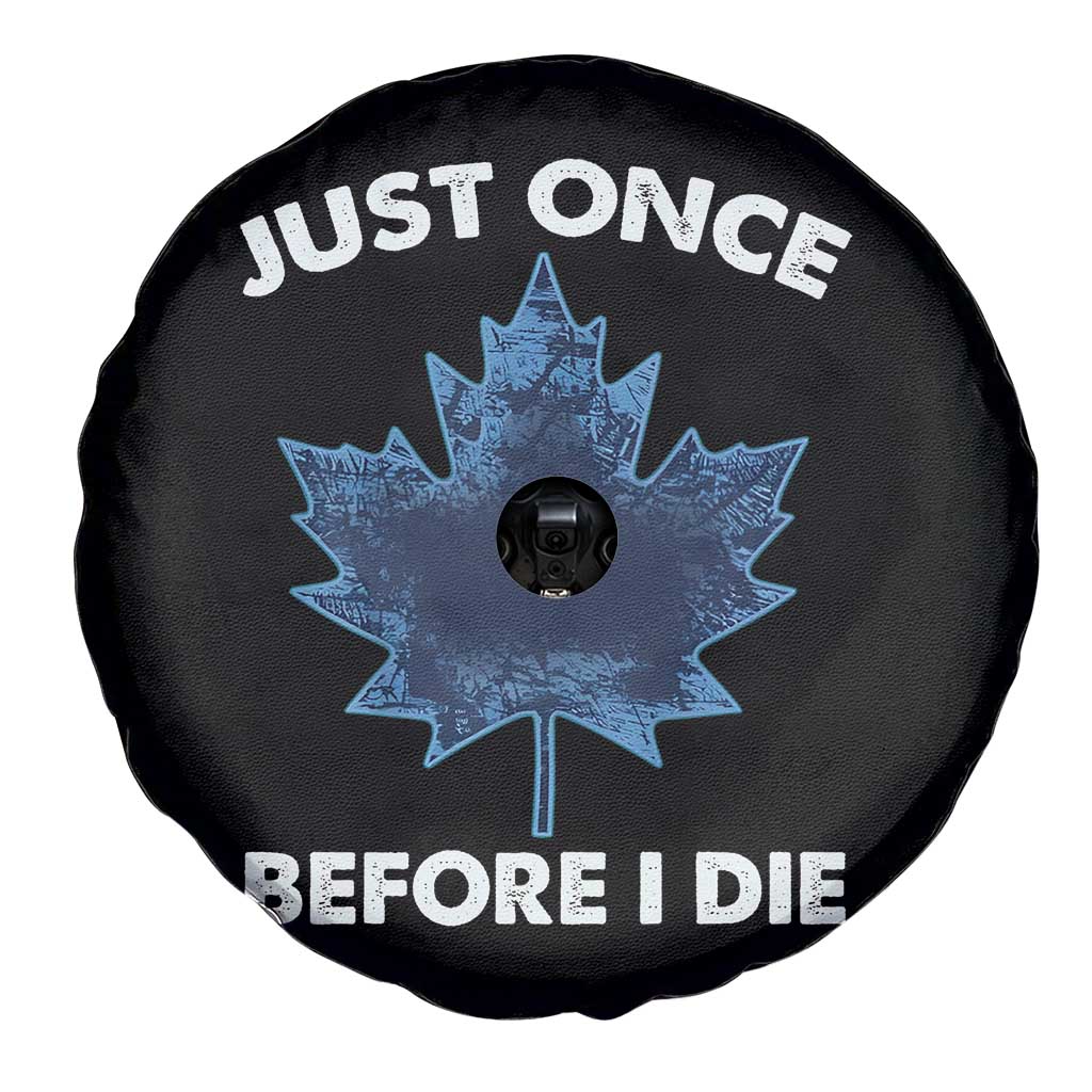 Canada Hockey Spare Tire Cover Toronto Just Once Before I Die Vintage Canadian Maple Leafs TS10 Print Your Wear