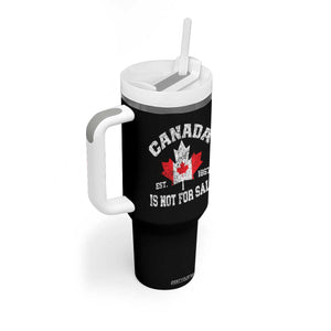 Canada is Not For Sale Tumbler With Handle Proudly Canadian Independence Flag EST. 1867 TS10 Print Your Wear
