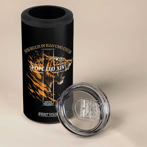 Cardinal Pope Leo XIV 4 in 1 Can Cooler Tumbler Nos Multi In Illo Uno Unum 267th Pope From Chicago Tiger TS11 Print Your Wear