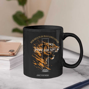 Cardinal Pope Leo XIV Coffee Mug Nos Multi In Illo Uno Unum 267th Pope From Chicago Tiger TS11 Print Your Wear