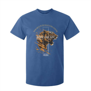 Cardinal Pope Leo XIV T Shirt For Kid Nos Multi In Illo Uno Unum 267th Pope From Chicago Tiger TS11 Royal Blue Print Your Wear