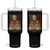 Cardinal Pope Leo XIV Tumbler With Handle 267th Robert Francis Prevost American Flag TS11 One Size: 40 oz Black Print Your Wear