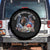 Celebrating 151 Years Derby Day Spare Tire Cover Horse Racing Horseshoe Flowers TS11 No hole Black Print Your Wear
