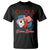 Chicka Boom Boom Patriotic Chicken T Shirt Funny Patriotic 4th of July Red White and Blue Farm TS02 Black Print Your Wear
