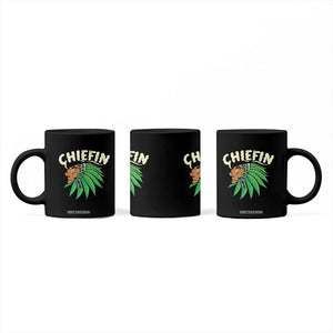 Chiefin Weed Smoking Coffee Mug Funny 420 Cannabis Pot THC Smoker TS02 Print Your Wear